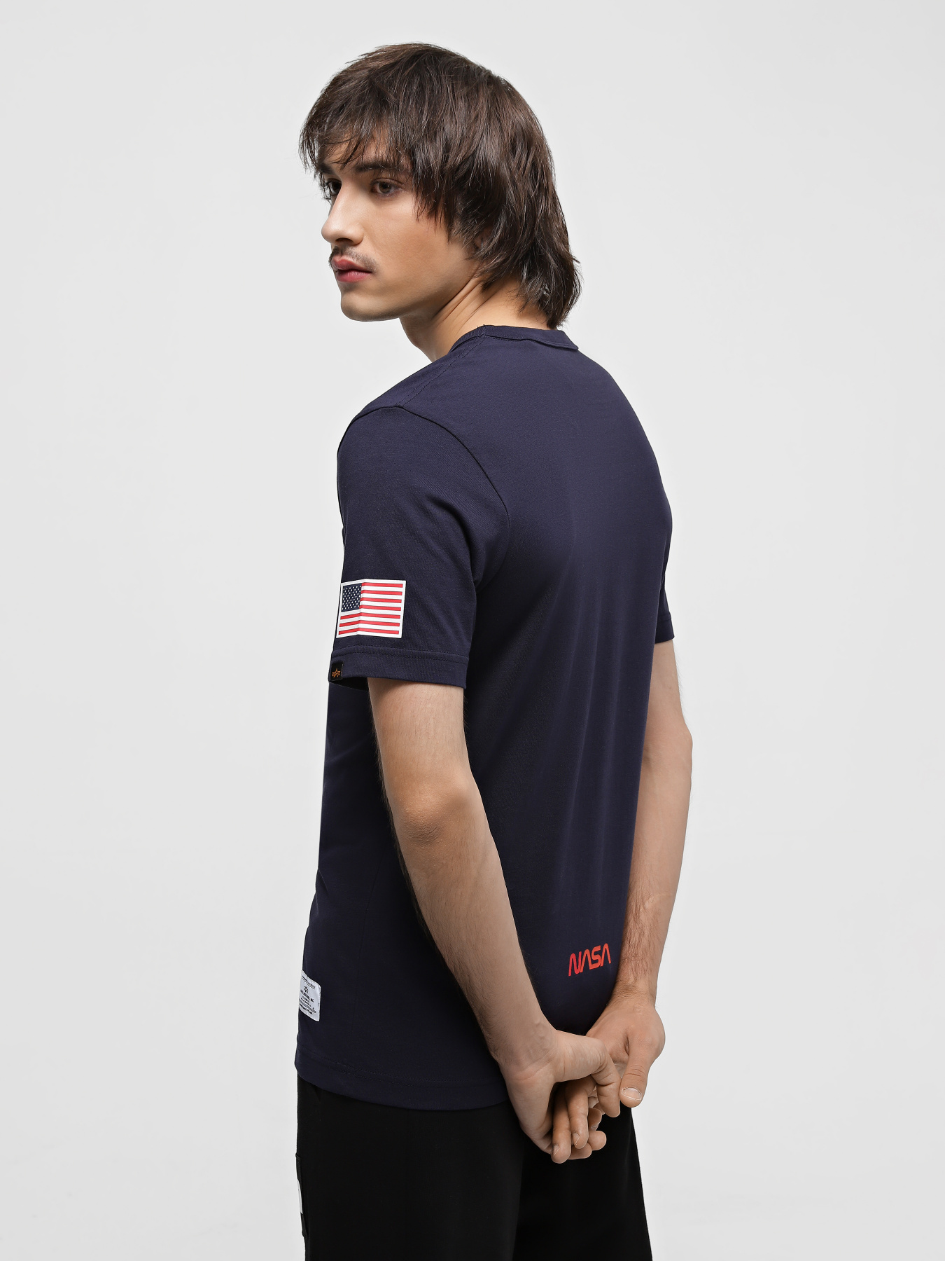 Футболка Alpha Industries NASA Worm Logo Gen II модель UTN53000PK_410 Фото