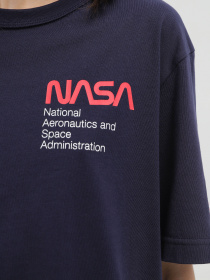 Футболка Alpha Industries NASA Worm Logo Gen II модель UTN53000PK_410 Фото