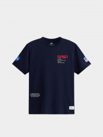 Футболка Alpha Industries NASA Worm Logo Gen II модель UTN53000PK_410 Фото