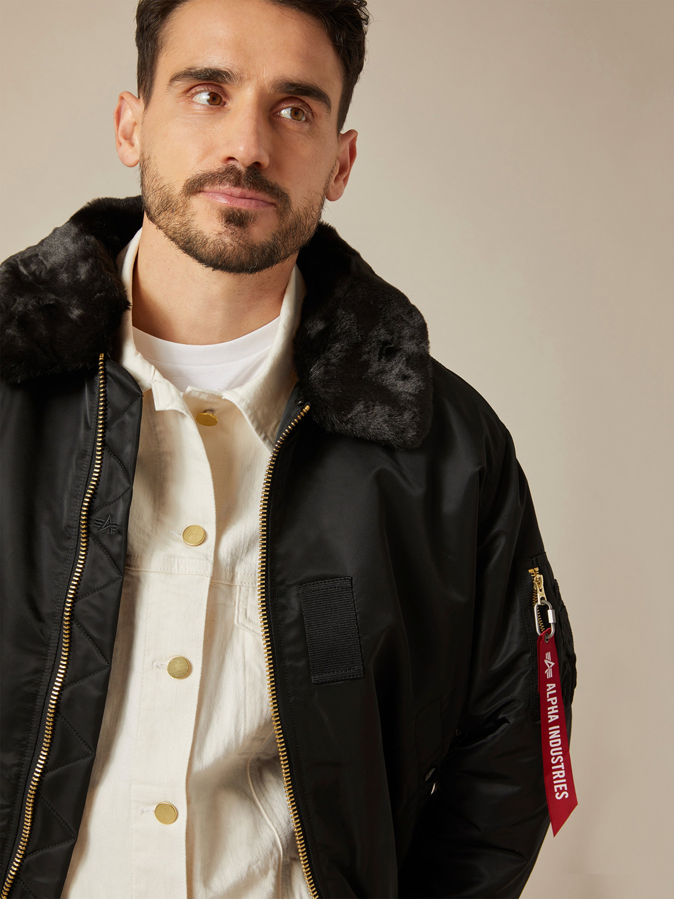 Бомбер Alpha Industries B-15 модель MJB23010C1_001 Фото