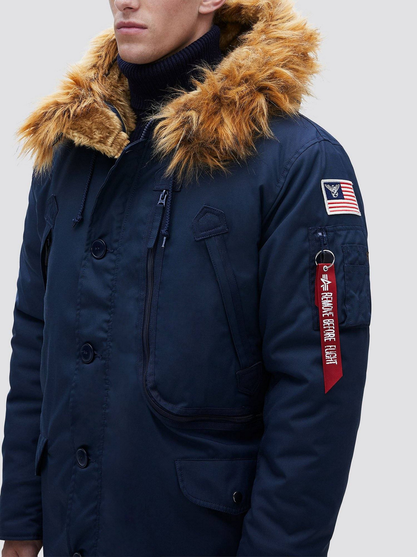 Парка Alpha Industries N-3B ALPINE модель MJN49503C1_410 Фото