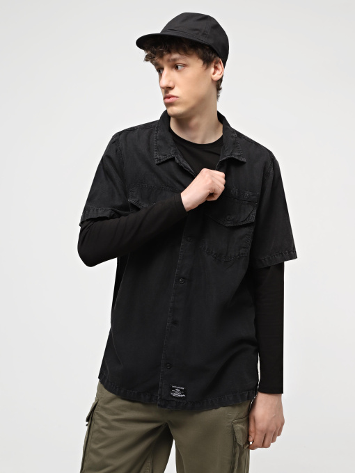Куртка-сорочка Alpha Industries Washed Fatigue Shirt Jacket Модель MJS54000CO_001 Фото