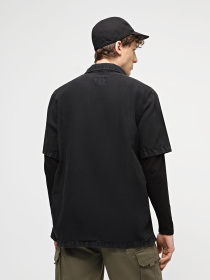 Куртка-рубашка Alpha Industries Washed Fatigue Shirt Jacket модель MJS54000CO_001 Фото