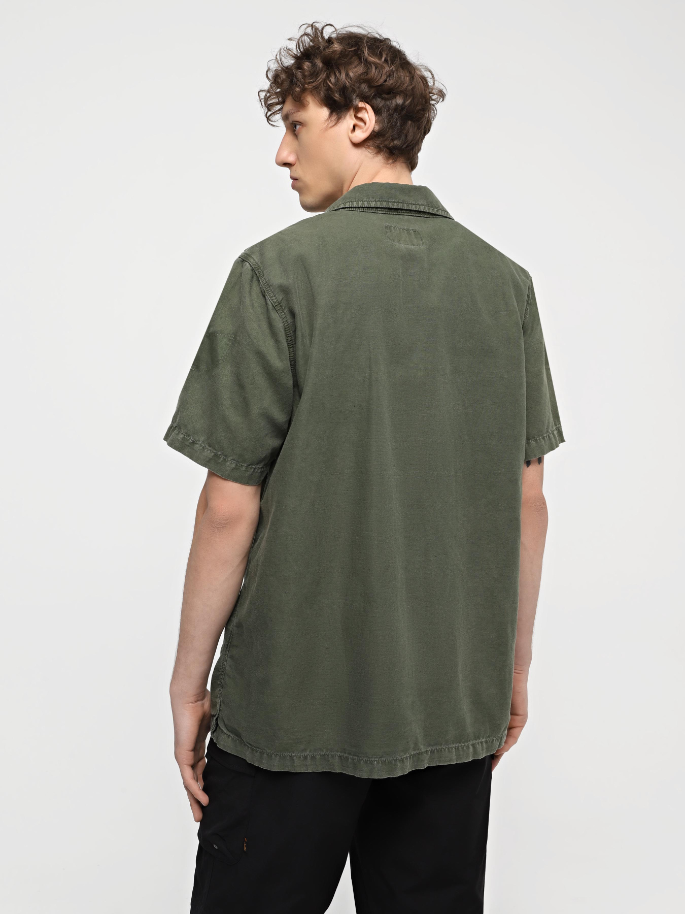 Куртка-рубашка Alpha Industries Washed Fatigue Shirt Jacket модель MJS54000CO_359 Фото