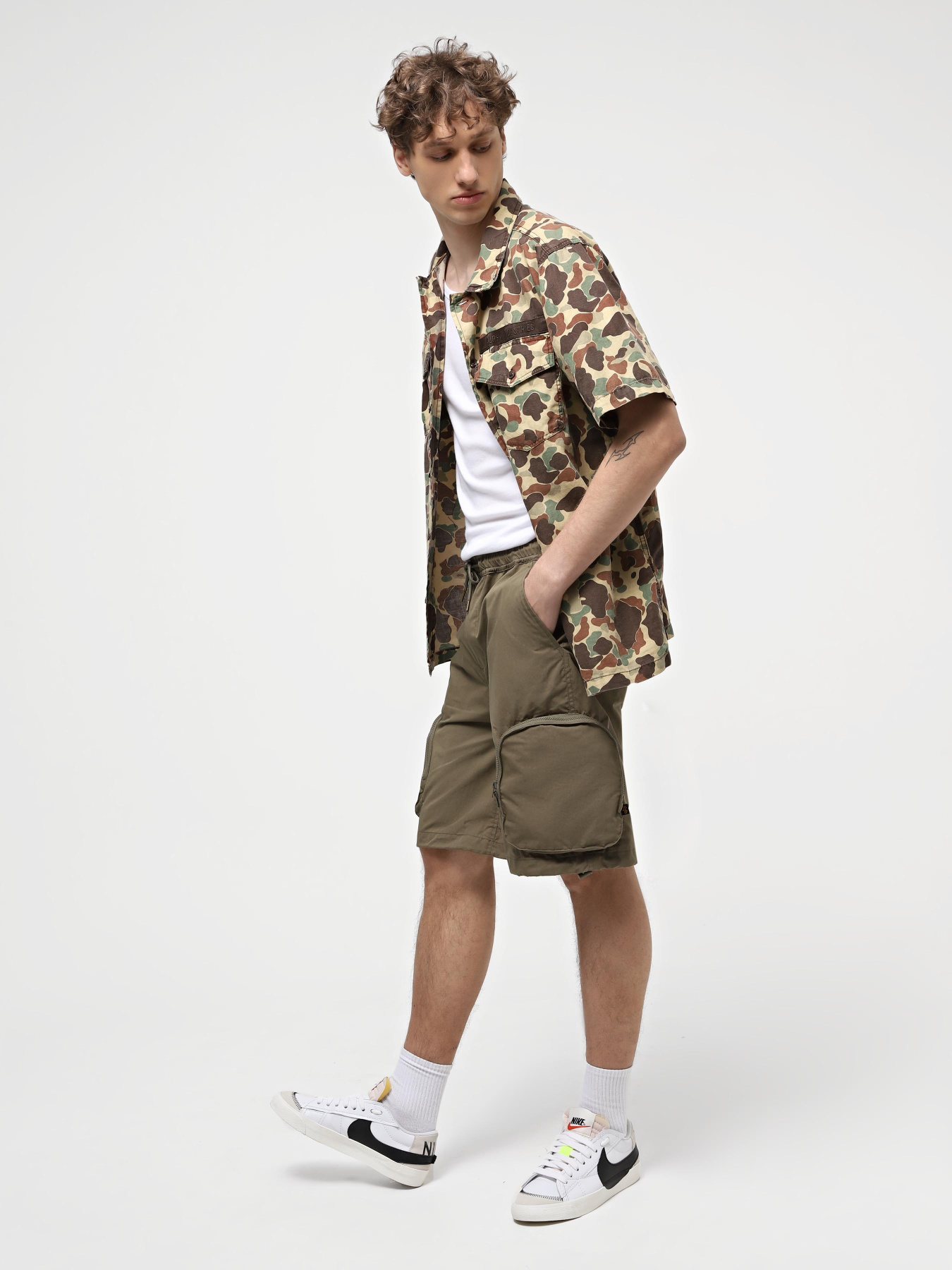 Куртка-сорочка Alpha Industries Washed Fatigue Shirt Jacket модель MJS54000CO_939 Фото