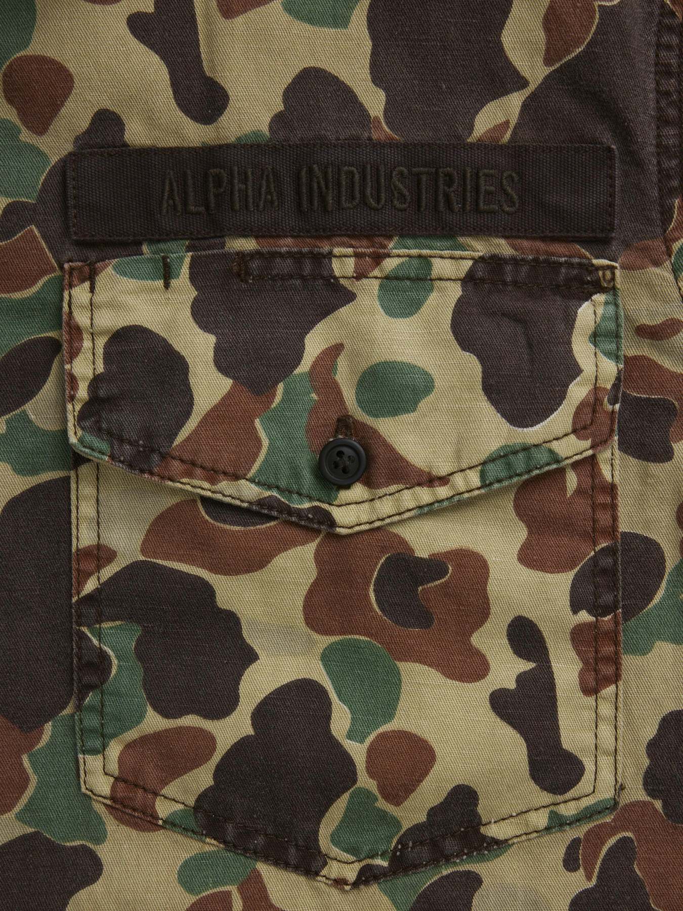 Куртка-сорочка Alpha Industries Washed Fatigue Shirt Jacket модель MJS54000CO_939 Фото