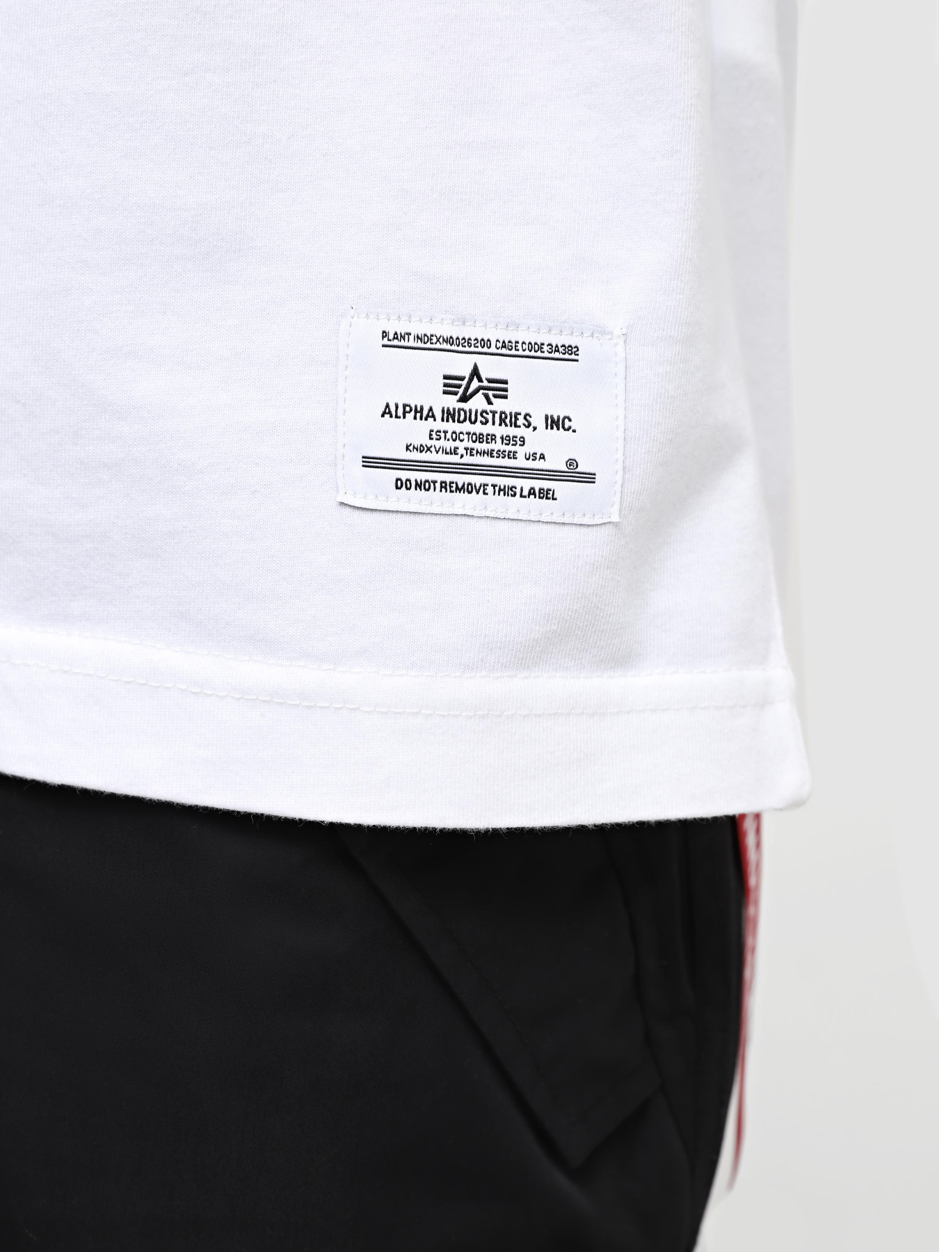 Футболка Alpha Industries Alpha Stencil Tee модель UTA54002PK_100 Фото