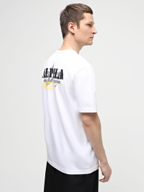 Футболка Alpha Industries Alpha Stencil Tee модель UTA54002PK_100 Фото