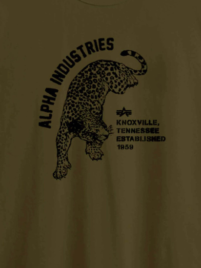 Футболка Alpha Industries Alpha Jaguar Tee модель UTA54004PK_303 — фото 7 - INTERTOP