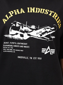Футболка Alpha Industries Alpha Plane Tee модель UTA54006PK_001 Фото