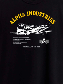 Футболка Alpha Industries Alpha Plane Tee модель UTA54006PK_001 Фото
