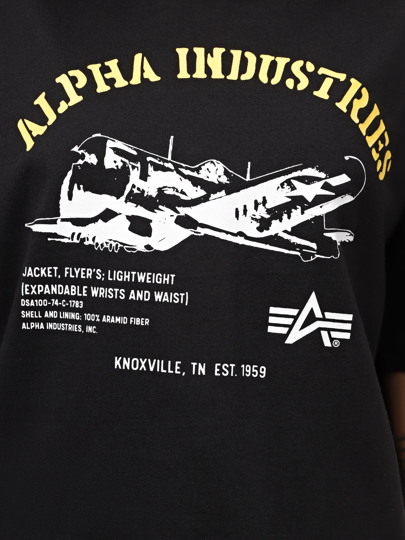 Футболка Alpha Industries Alpha Plane Tee модель UTA54006PK_001 Фото