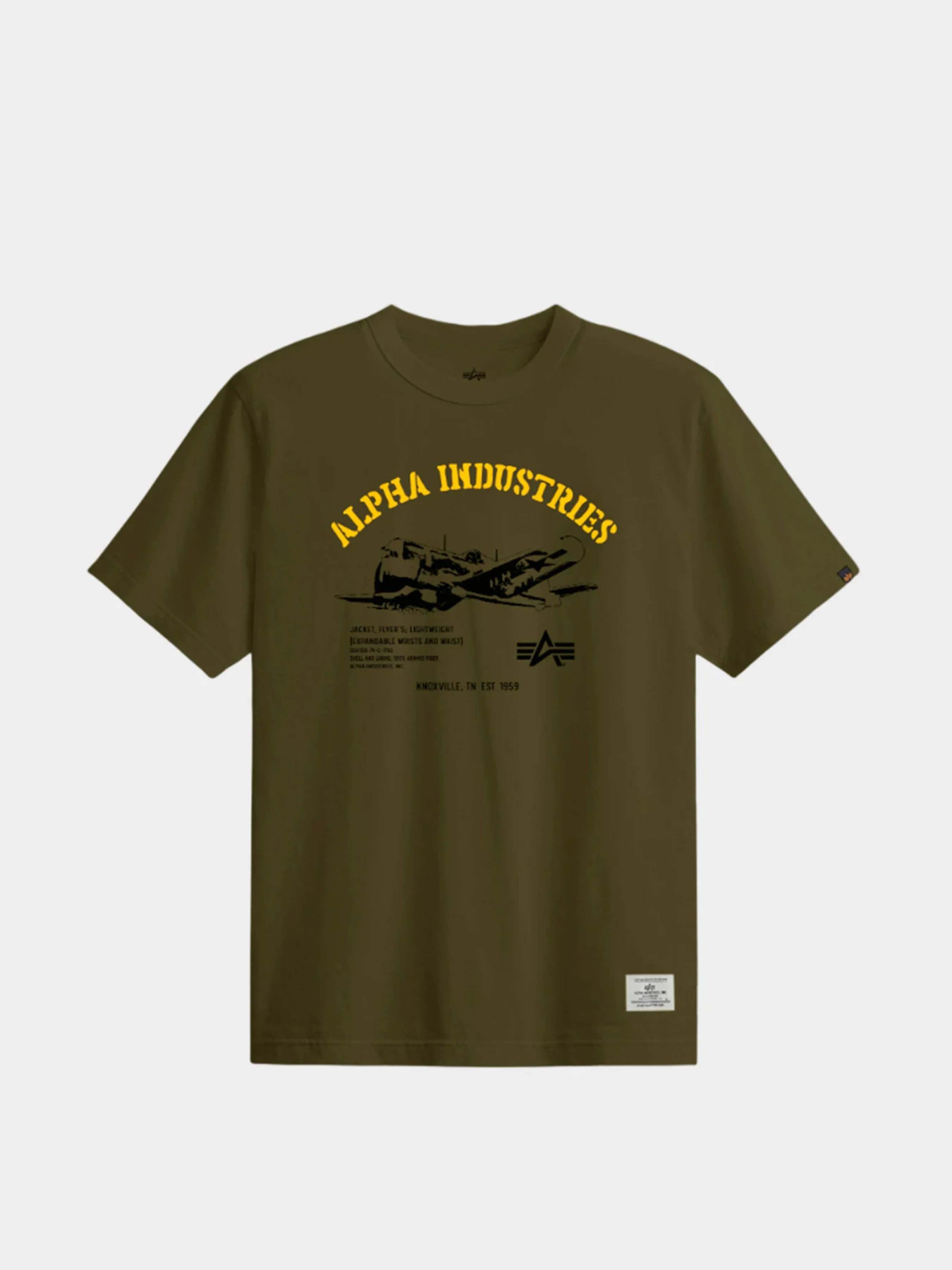 Футболка Alpha Industries Alpha Plane Tee модель UTA54006PK_303 Фото