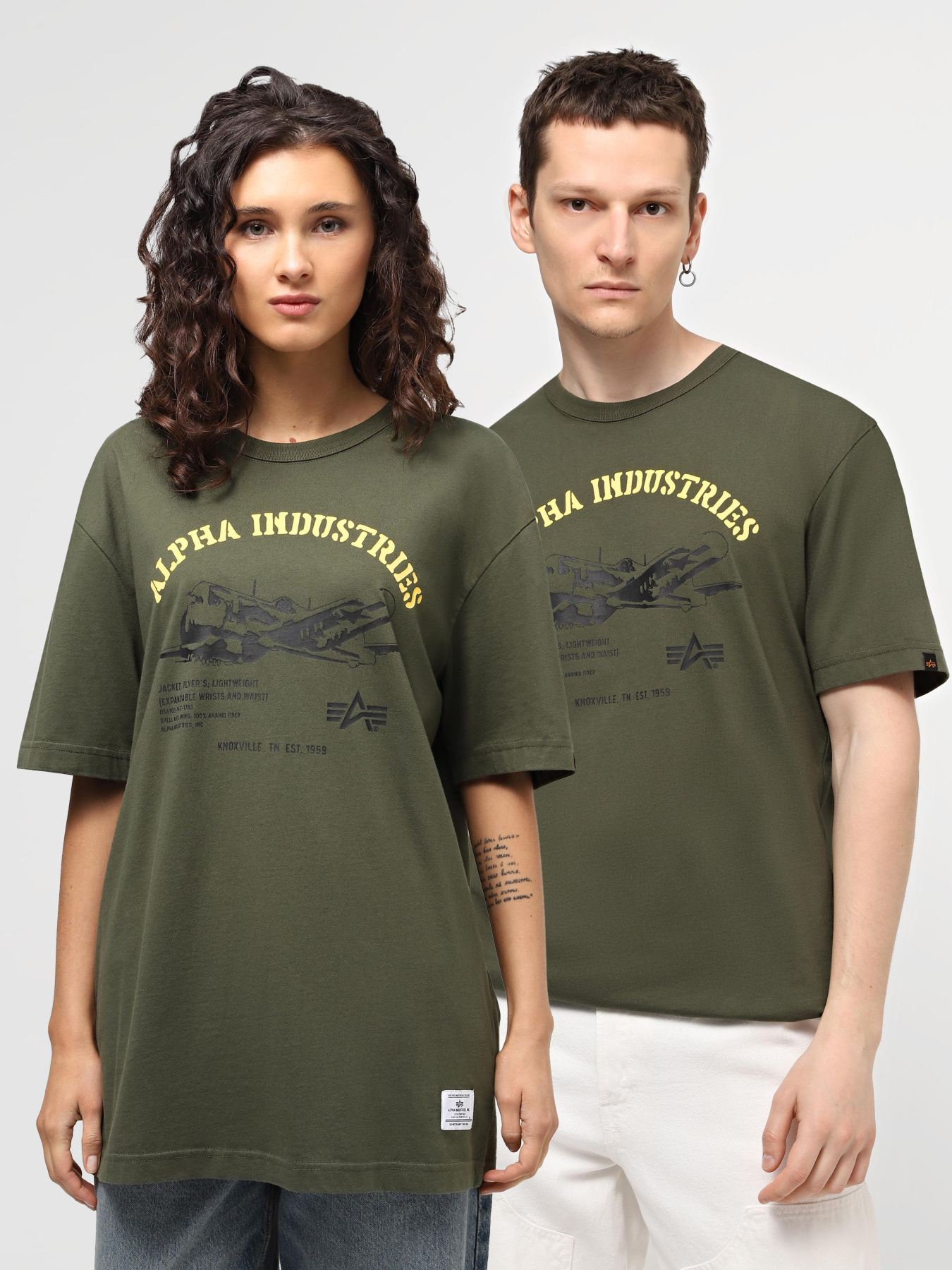 Футболка Alpha Industries Alpha Plane Tee модель UTA54006PK_303 Фото