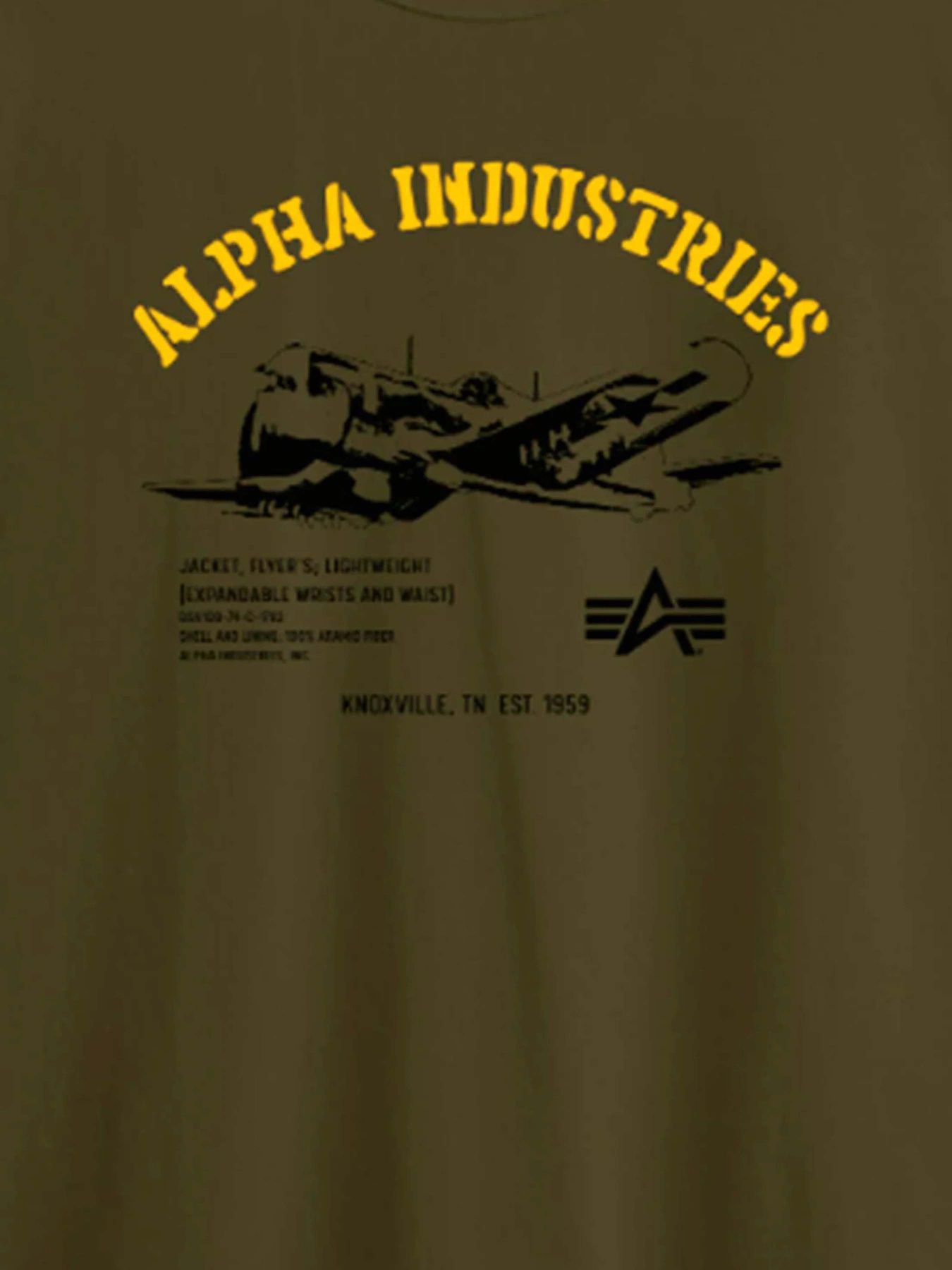 Футболка Alpha Industries Alpha Plane Tee модель UTA54006PK_303 Фото