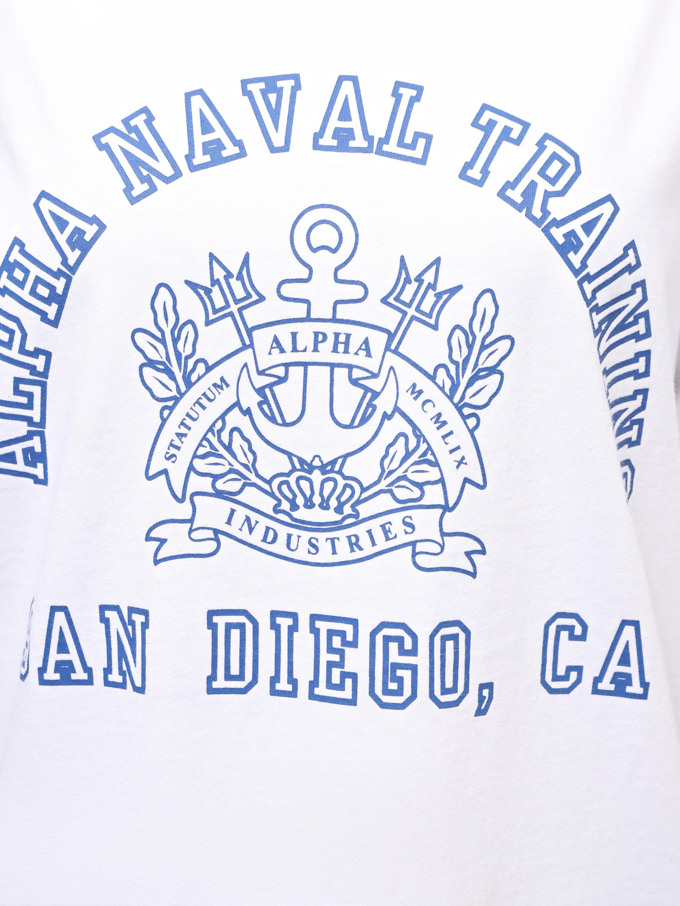 Футболка Alpha Industries Alpha Naval Base San Diego Tee модель UTA54012PK_100 Фото