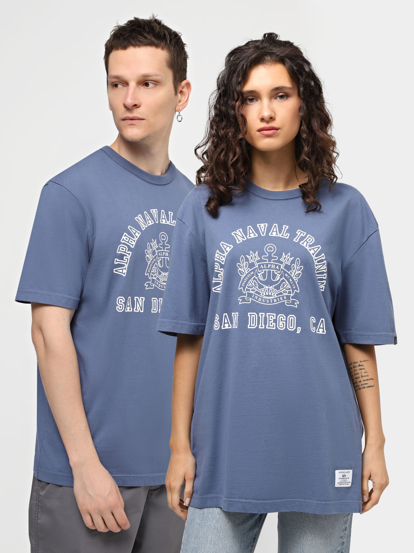 Футболка Alpha Industries Alpha Naval Base San Diego Tee модель UTA54012PK_521 Фото