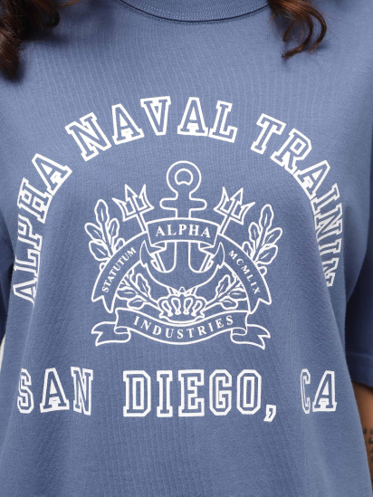 Футболка Alpha Industries Alpha Naval Base San Diego Tee модель UTA54012PK_521 — фото 4 - INTERTOP