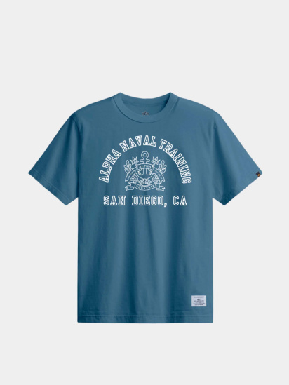 Футболка Alpha Industries Alpha Naval Base San Diego Tee модель UTA54012PK_521 — фото 5 - INTERTOP