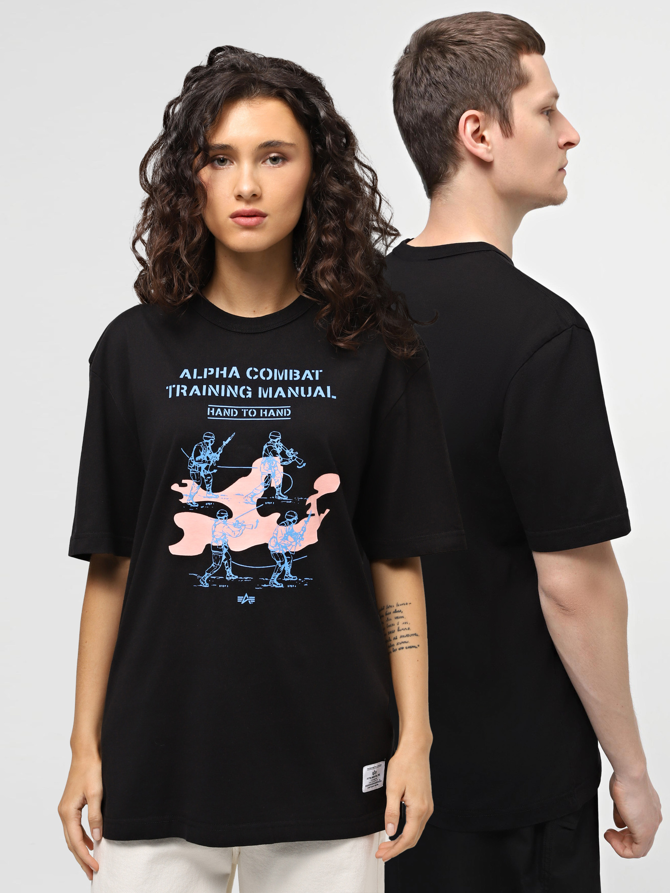 Футболка Alpha Industries Alpha Training Manual Tee модель UTA54017PK_001 Фото
