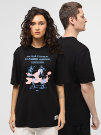 Чорний - Футболка Alpha Industries Alpha Training Manual Tee