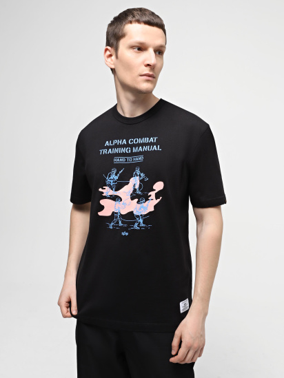 Футболка Alpha Industries Alpha Training Manual Tee модель UTA54017PK_001 — фото - INTERTOP