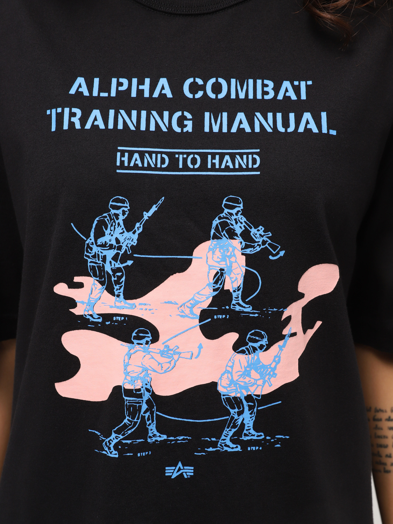 Футболка Alpha Industries Alpha Training Manual Tee модель UTA54017PK_001 Фото