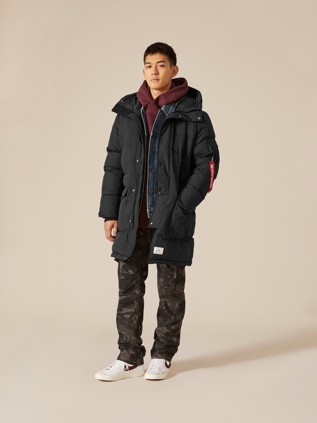 Парка Alpha Industries N-3B QUILTED модель MJN51502C1_001 Фото