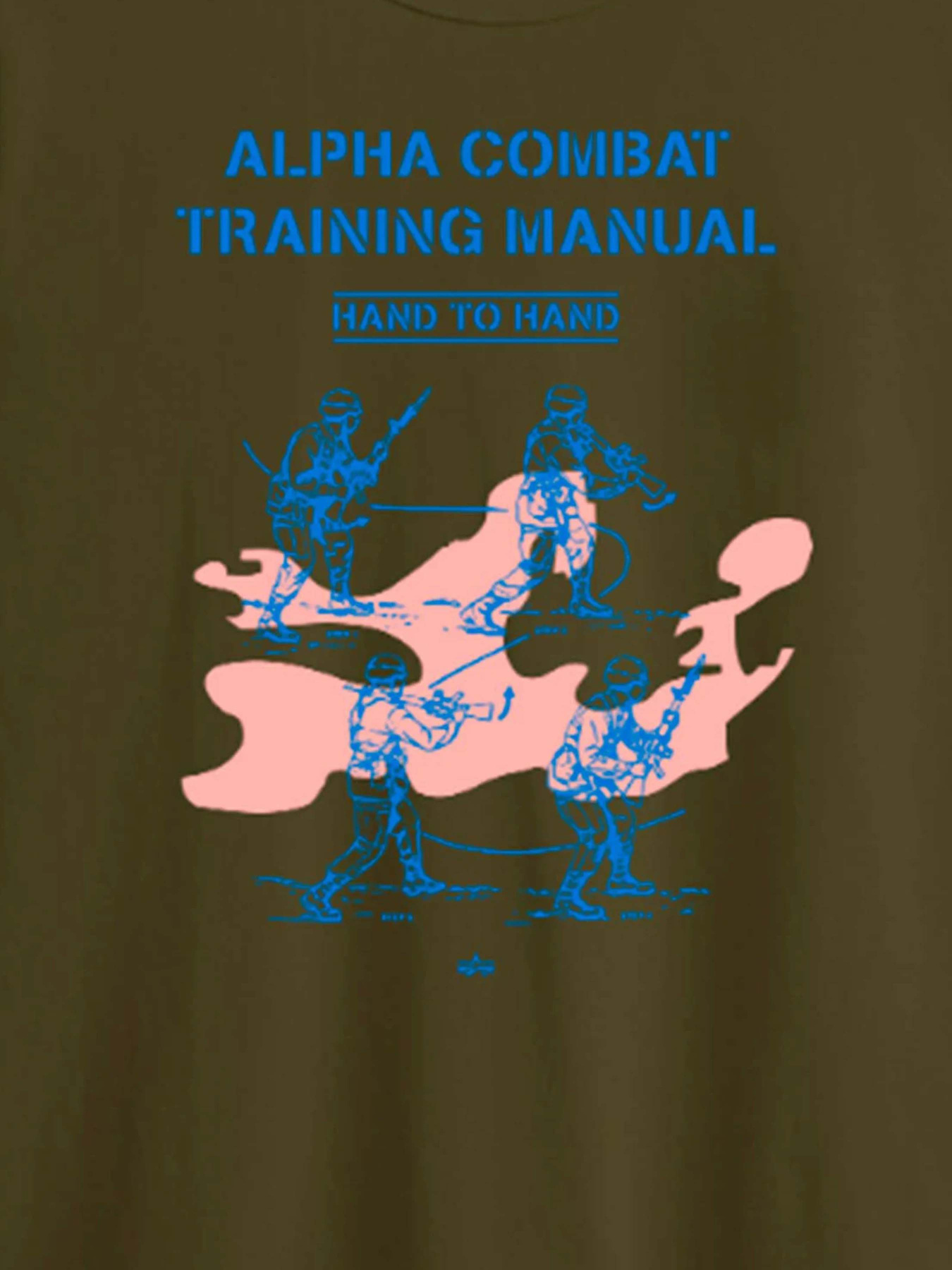 Футболка Alpha Industries Alpha Training Manual Tee модель UTA54017PK_303 Фото