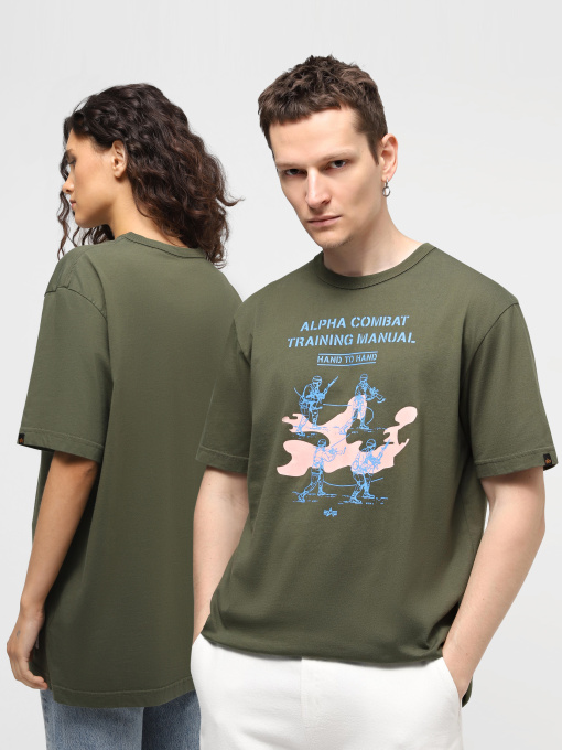Футболка Alpha Industries Alpha Training Manual Tee модель UTA54017PK_303 Фото