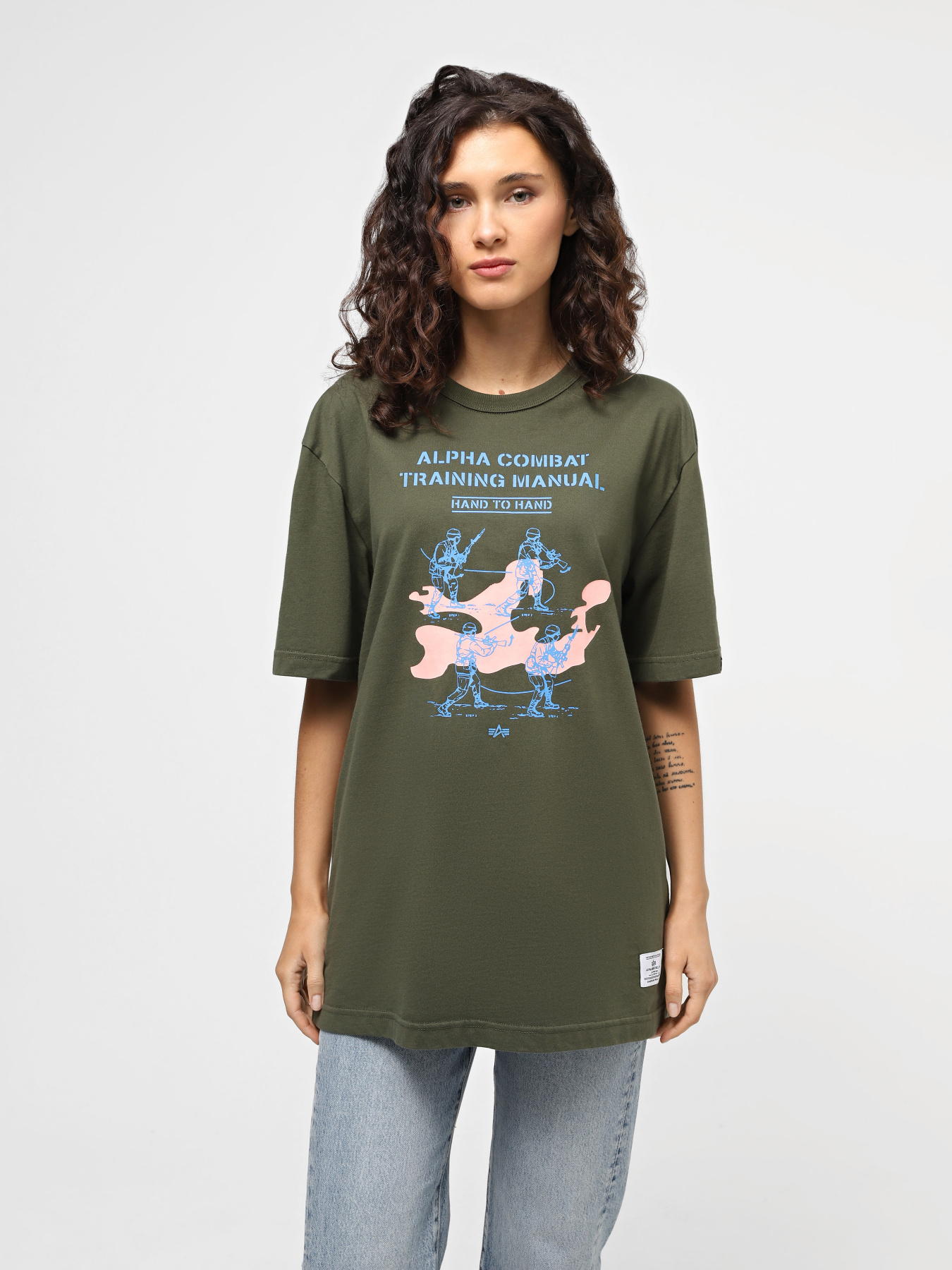 Футболка Alpha Industries Alpha Training Manual Tee модель UTA54017PK_303 Фото