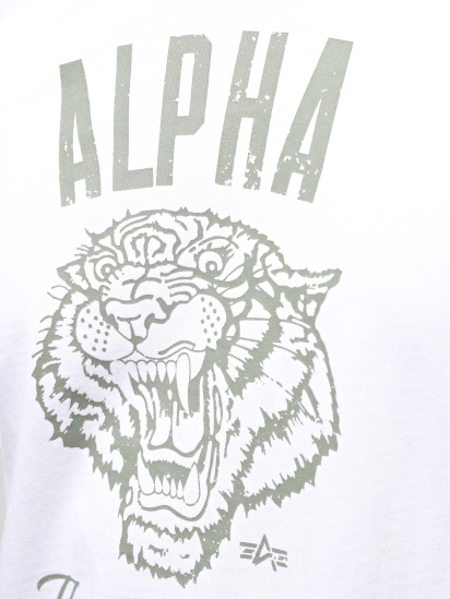 Футболка Alpha Industries Alpha Tiger Tee модель UTA54018PK_100 — фото 4 - INTERTOP