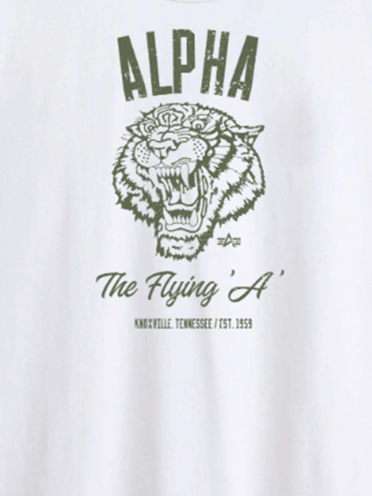 Футболка Alpha Industries Alpha Tiger Tee модель UTA54018PK_100 — фото 6 - INTERTOP