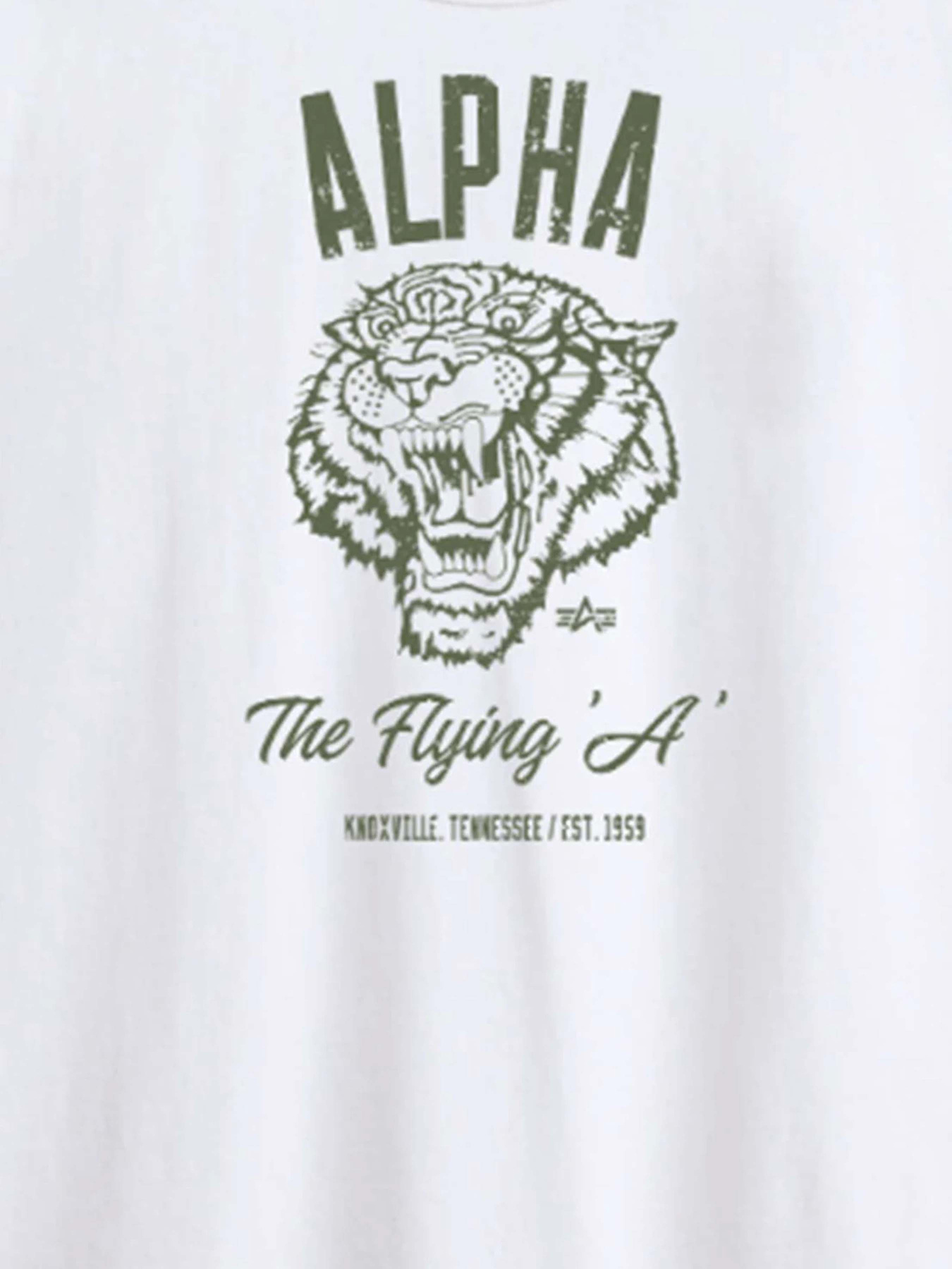 Футболка Alpha Industries Alpha Tiger Tee модель UTA54018PK_100 Футболка Alpha Industries Alpha Tiger Tee модель UTA54018PK_100 Фото