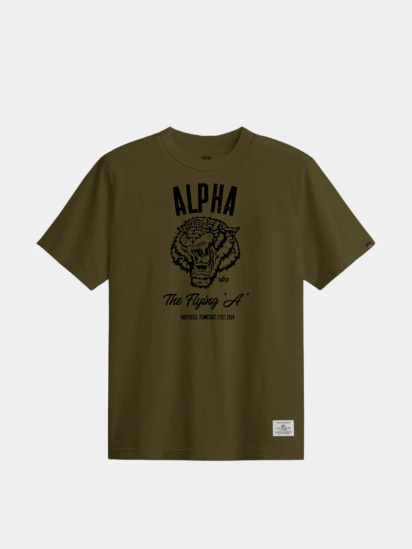 Футболка Alpha Industries Alpha Tiger Tee модель UTA54018PK_303 — фото 6 - INTERTOP