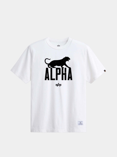 Футболка Alpha Industries Alpha Leopard Tee модель UTA54019PK_100 — фото 5 - INTERTOP