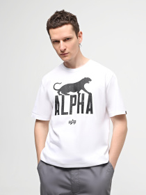 Футболка Alpha Industries Alpha Leopard Tee модель UTA54019PK_100 Футболка Alpha Industries Alpha Leopard Tee модель UTA54019PK_100 Фото