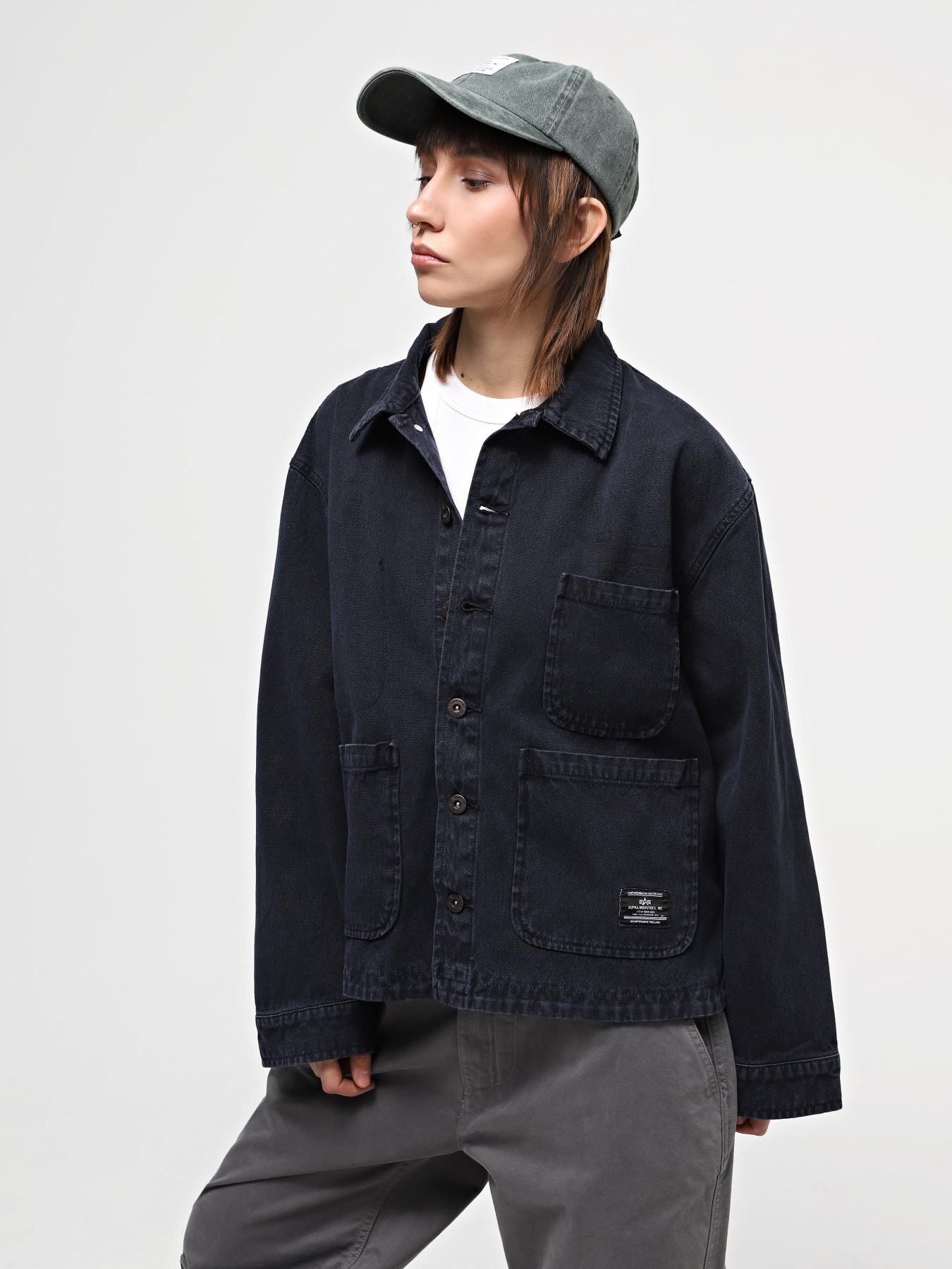 Джинсовая куртка Alpha Industries Ctn Chore Coat W модель WJC54000CO_410 Фото