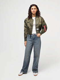 Бомбер Alpha Industries L-2b Cropped Gen II Bomber Jacket W модель WJL53000C1_359 Фото