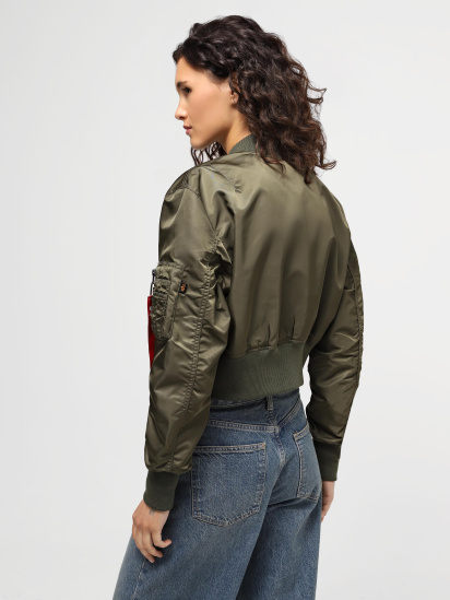 Бомбер Alpha Industries L-2b Cropped Gen II Bomber Jacket W модель WJL53000C1_359 — фото 3 - INTERTOP