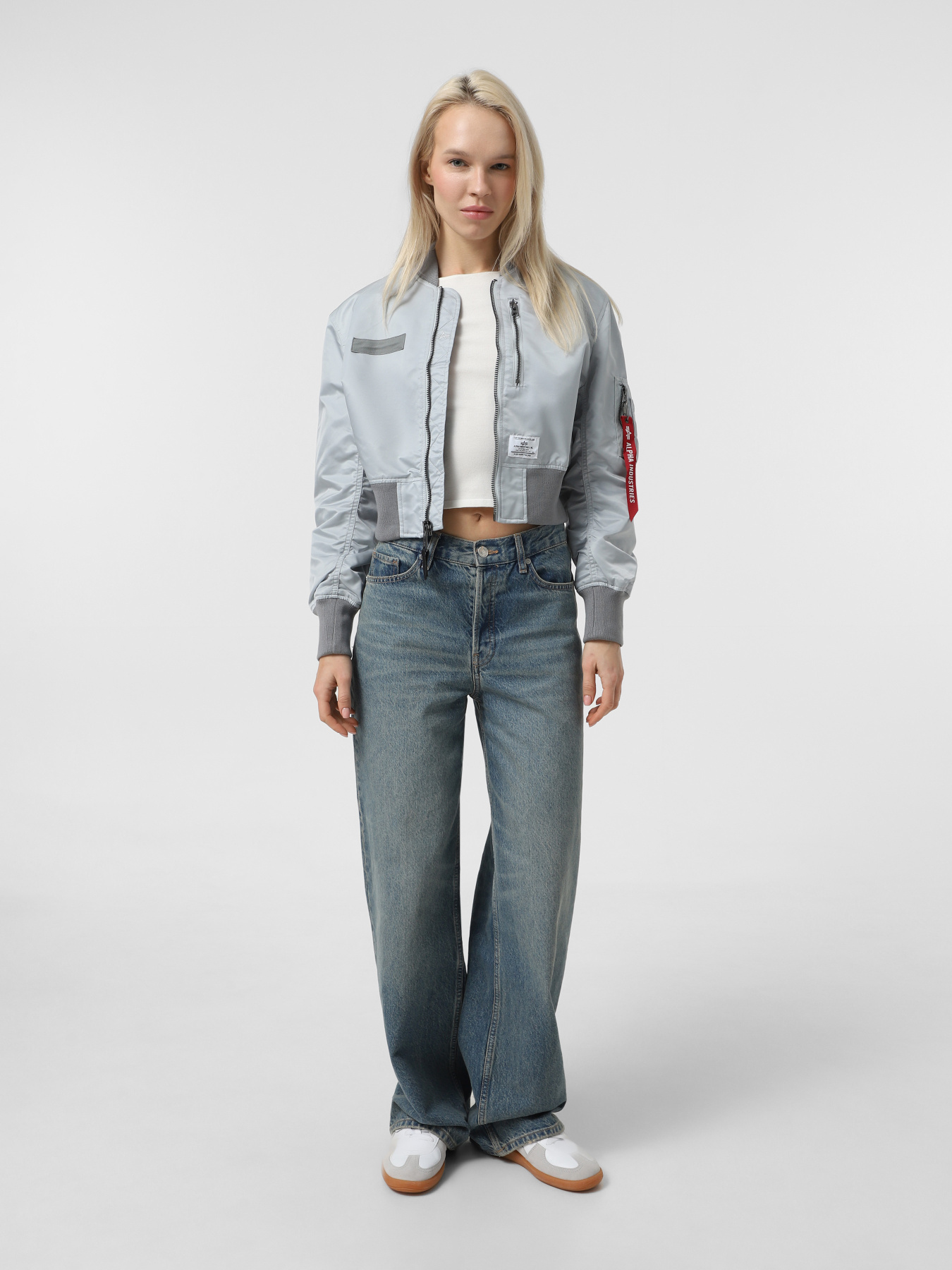 Бомбер Alpha Industries L-2b Cropped Gen II Bomber Jacket W модель WJL53000C1_459 Фото