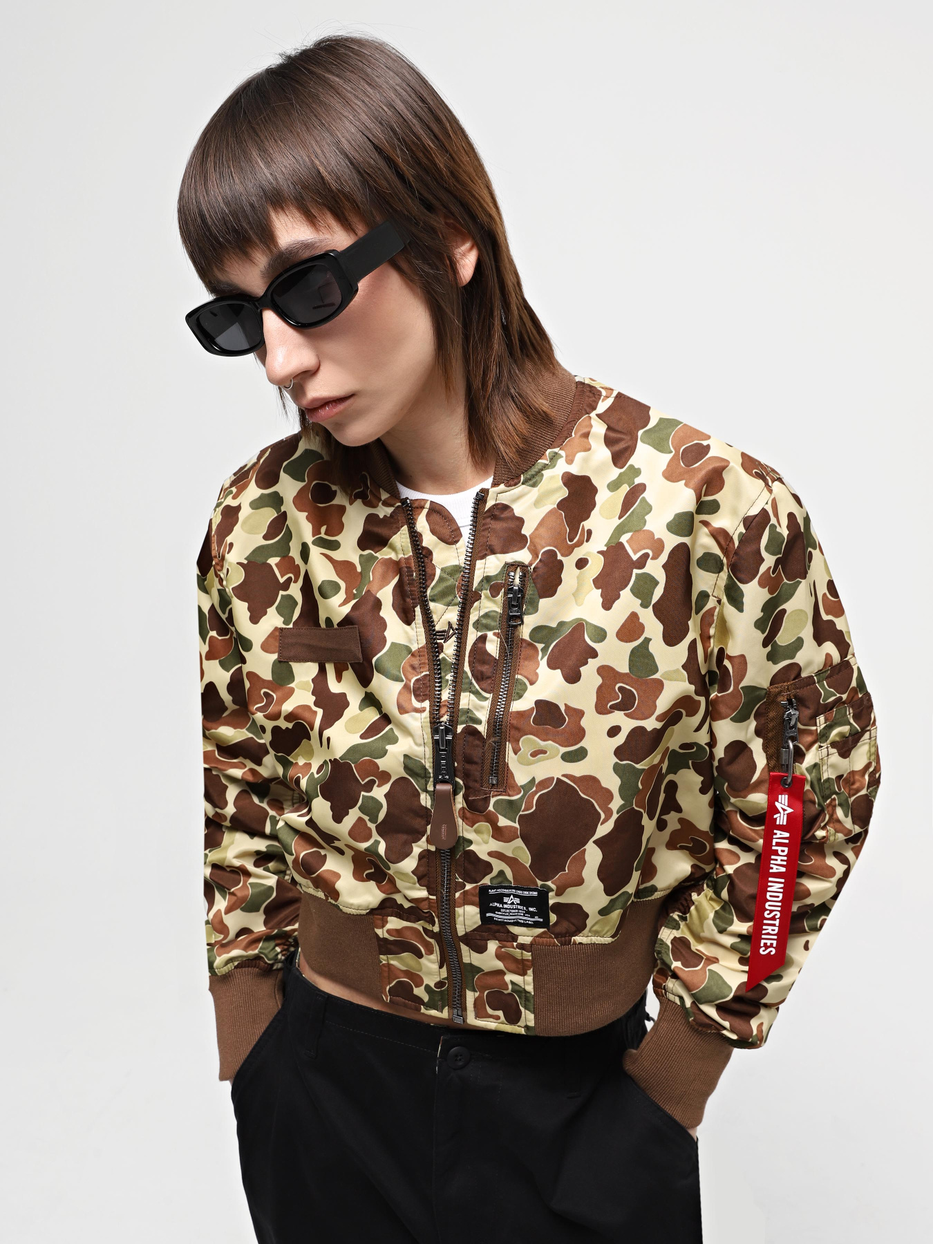 Бомбер Alpha Industries L-2b Cropped Gen II Bomber Jacket W модель WJL53000C1_939 Фото