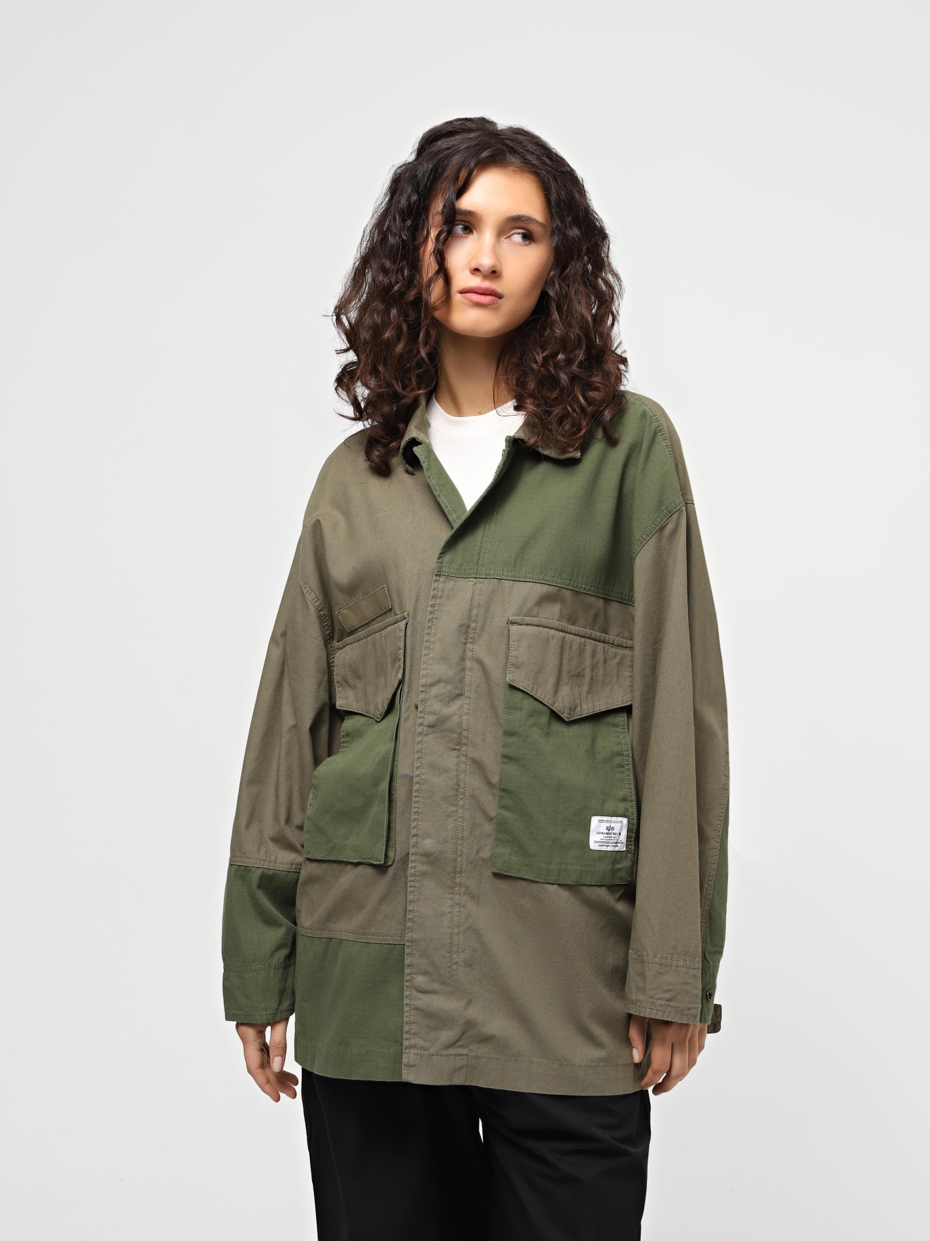 Куртка-сорочка Alpha Industries Mixed Media Shirt Jacket W модель WJM54000CO_359 Фото