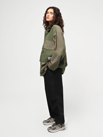 Куртка-рубашка Alpha Industries Mixed Media Shirt Jacket W модель WJM54000CO_359 Фото