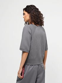 Свитшот Alpha Industries Short Sleeve Quilted Sweatshirt W модель WSS54000C1_056 Фото