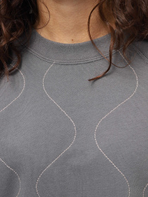 Світшот Alpha Industries Short Sleeve Quilted Sweatshirt W модель WSS54000C1_056 Світшот Alpha Industries Short Sleeve Quilted Sweatshirt W модель WSS54000C1_056 Фото