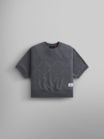 Світшот Alpha Industries Short Sleeve Quilted Sweatshirt W модель WSS54000C1_056 Світшот Alpha Industries Short Sleeve Quilted Sweatshirt W модель WSS54000C1_056 Фото