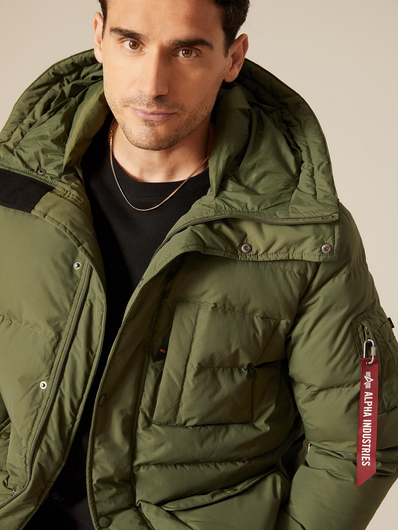 Парка Alpha Industries N-3B QUILTED модель MJN51502C1_301 Фото