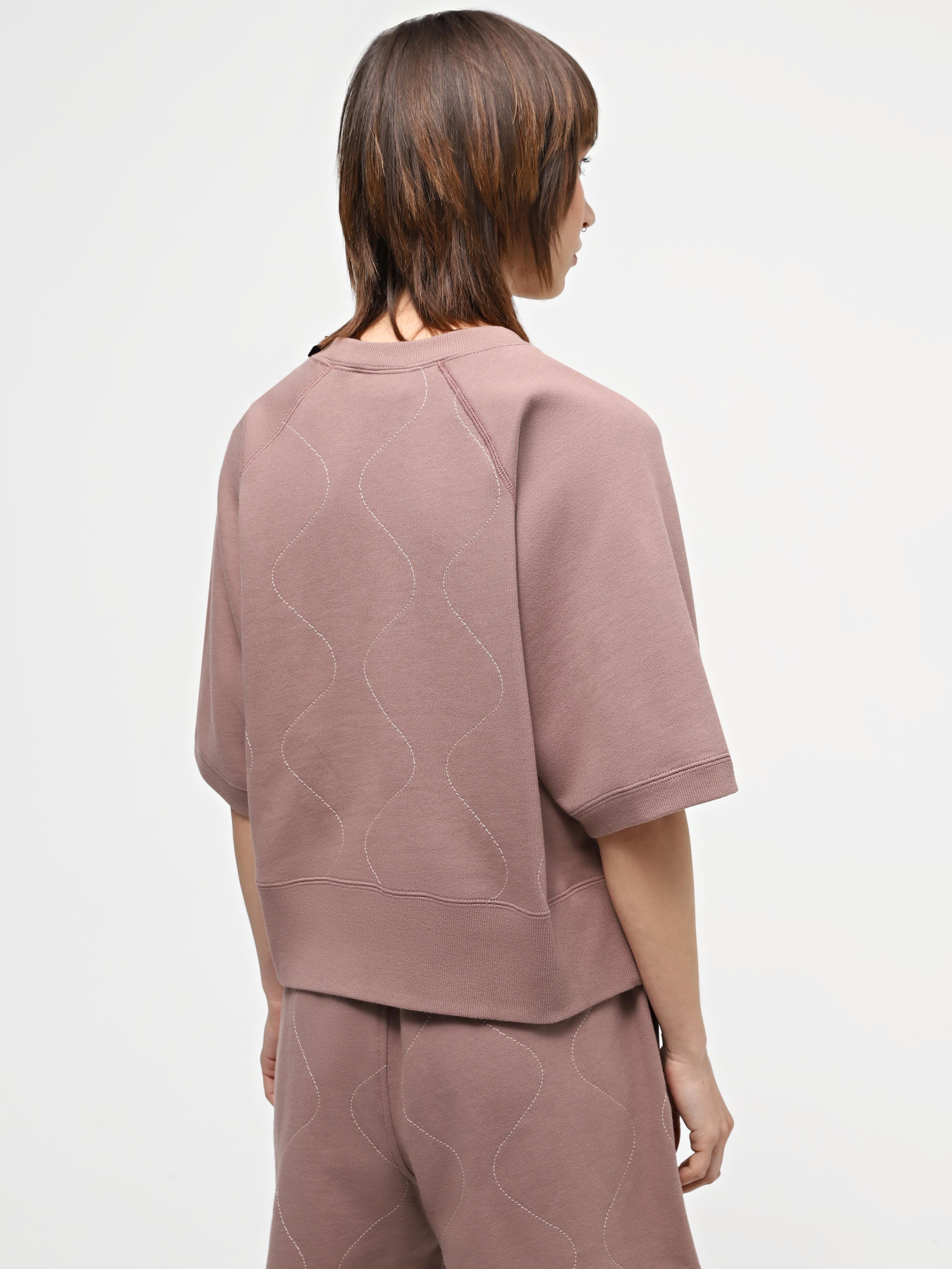 Свитшот Alpha Industries Short Sleeve Quilted Sweatshirt W модель WSS54000C1_521 Фото