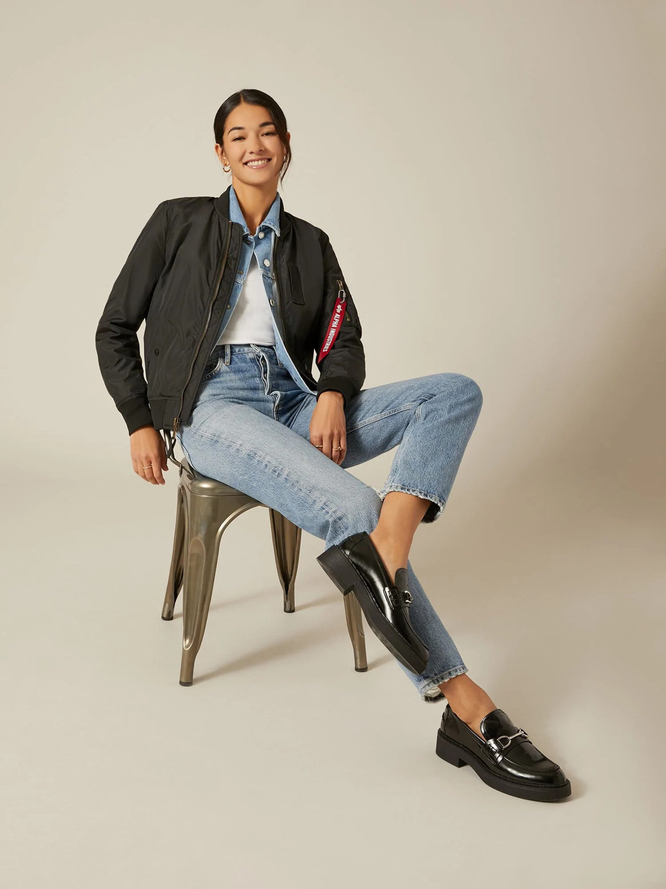 Бомбер Alpha Industries модель WJL52000C1_001 Фото